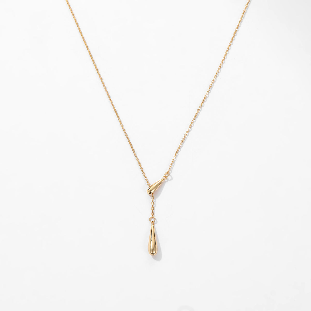 Teardrop Necklace Gold