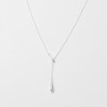 Teardrop Necklace Silver