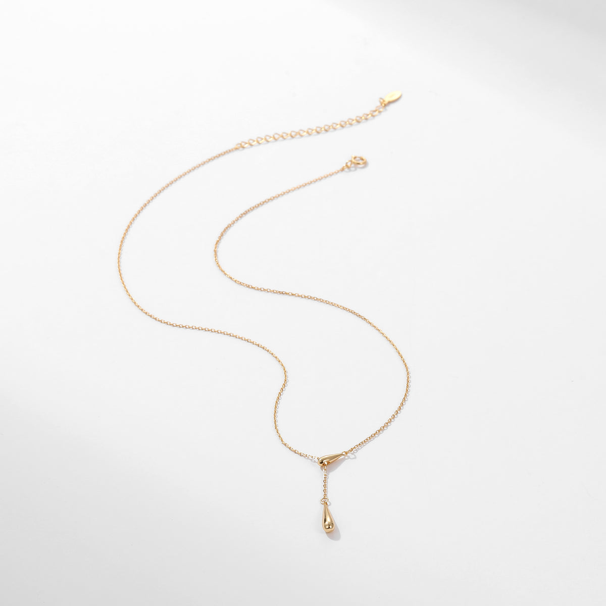 Teardrop Necklace Gold