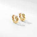 Twisted Hoop Gold
